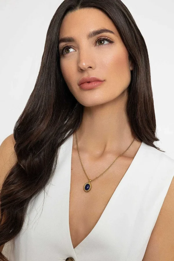 Joularie Blue Stone Necklace* Boxed Gifts