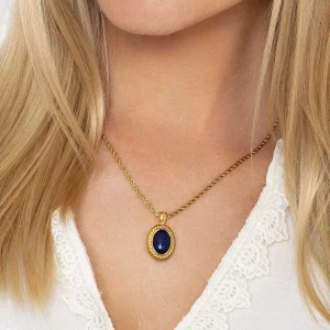 Joularie Blue Stone Necklace* Boxed Gifts
