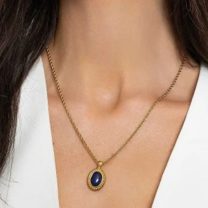 Joularie Blue Stone Necklace* Boxed Gifts