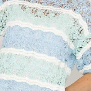 Pala D'oro Blue Stripe Knit Jumper*Women Jumpers & Cardigans