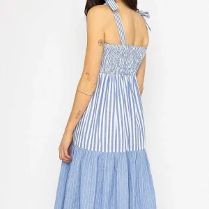 Rowen Avenue Blue Stripe Midi Dress*Women Dresses & Jumpsuits
