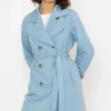 Rowen Avenue Blue Trench Coat*Women Coats & Jackets