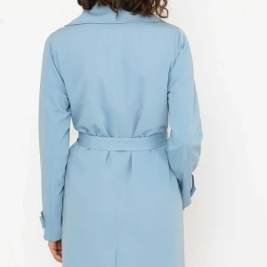 Rowen Avenue Blue Trench Coat*Women Coats & Jackets