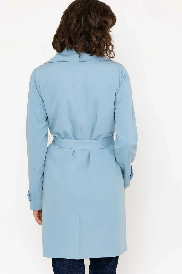 Rowen Avenue Blue Trench Coat*Women Coats & Jackets