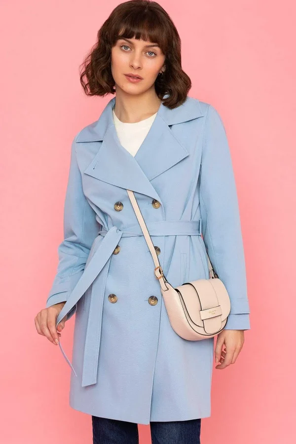 Rowen Avenue Blue Trench Coat*Women Coats & Jackets