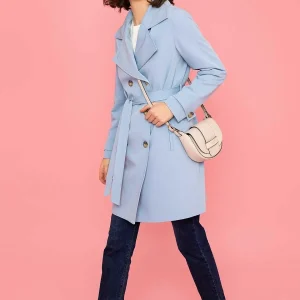 Rowen Avenue Blue Trench Coat*Women Coats & Jackets