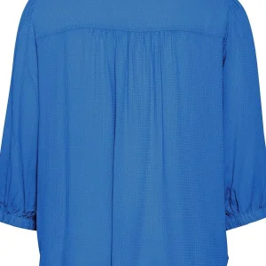 Simple Wish Blue Viscose Top*Women Tops & Blouses