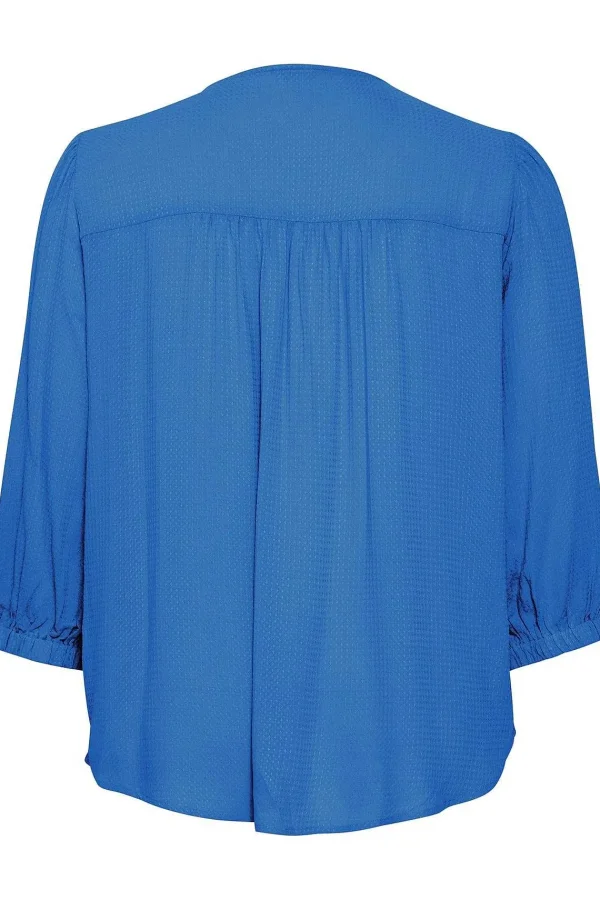Simple Wish Blue Viscose Top*Women Tops & Blouses