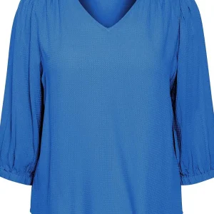 Simple Wish Blue Viscose Top*Women Tops & Blouses