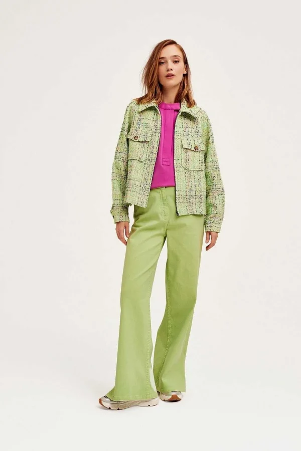 Cks Fashion Boa Jacket In Green*Women Coats & Jackets