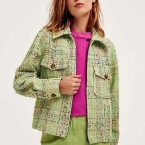 Cks Fashion Boa Jacket In Green*Women Coats & Jackets