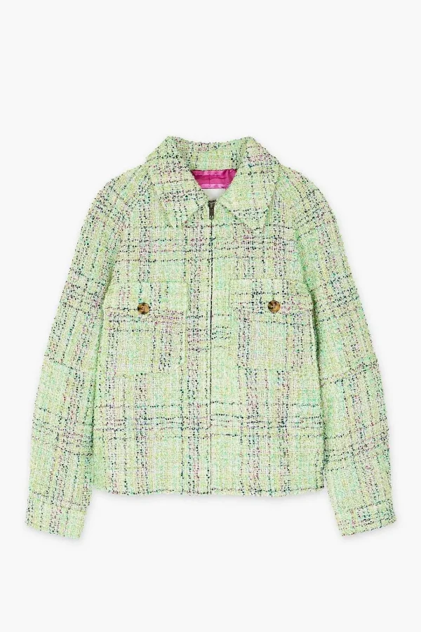 Cks Fashion Boa Jacket In Green*Women Coats & Jackets