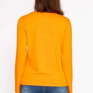 Kelly & Grace Weekend Boat Neck Top In Orange*Women Tops & Blouses