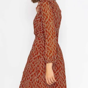 Rowen Avenue Boho Wrap Dress In Rust*Women Dresses & Jumpsuits
