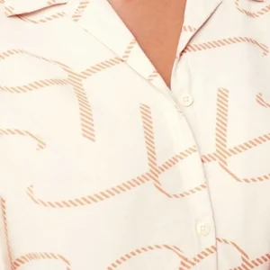 Triumph Boyfriend Fit Nightdress In Beige Print*Women Nightwear