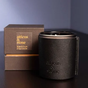Atticus & Stone Brass And Oudh Candle* Homeware