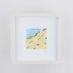 Blue Shoe Gallery Breath Small Framed Art Print* Homeware