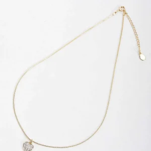 Soul Jewellery Brilliant Gold Heart Shape Necklace* Necklaces