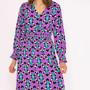 Rowen Avenue Brioni Midi Dress In Lilac Print*Women Dresses & Jumpsuits
