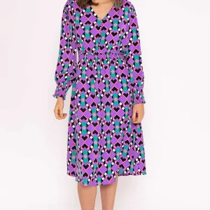 Rowen Avenue Brioni Midi Dress In Lilac Print*Women Dresses & Jumpsuits