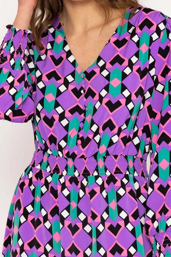 Rowen Avenue Brioni Midi Dress In Lilac Print*Women Dresses & Jumpsuits