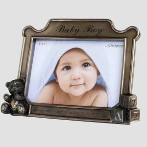 Genesis Bronze Baby Boy Frame* Homeware
