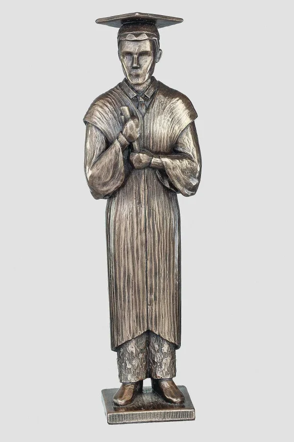 Genesis Bronze Graduation Boy Sculpture* Homeware