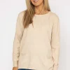 J'aime la Vie Button Detail Knit In Beige*Women Jumpers & Cardigans