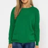 J'aime la Vie Button Detail Knit In Green*Women Jumpers & Cardigans