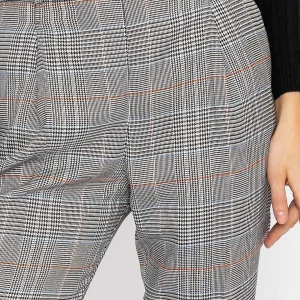 Rowen Avenue Button Detail Tailored Pant In Check Print*Women Jeans & Trousers