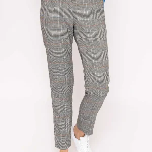 Rowen Avenue Button Detail Tailored Pant In Check Print*Women Jeans & Trousers
