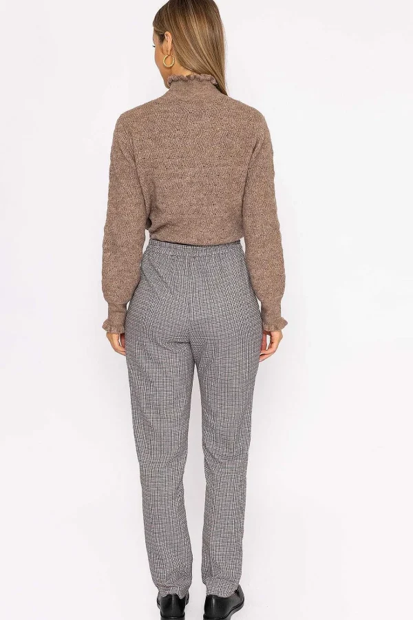 Rowen Avenue Button Detail Tailored Pant In Park Check Print*Women Jeans & Trousers