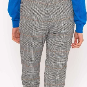 Rowen Avenue Button Detail Tailored Pant In Check Print*Women Jeans & Trousers