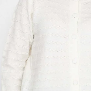 J'aime la Vie Button Up Cardigan In Ecru*Women Jumpers & Cardigans