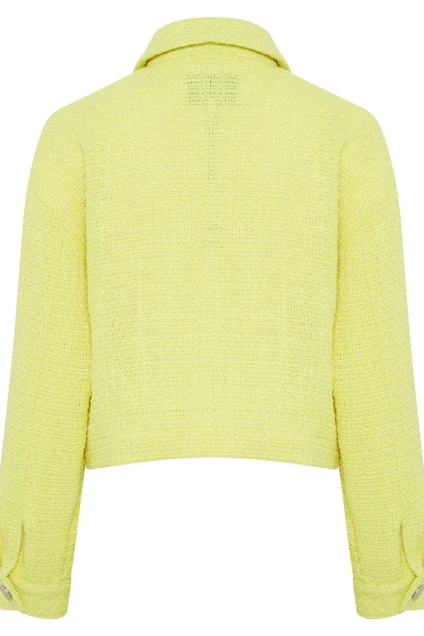B.Young Bydadena Yellow Tweed Jacket*Women Coats & Jackets