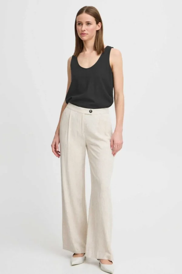 B.Young Byfalakka Black Vest Top*Women Tops & Blouses