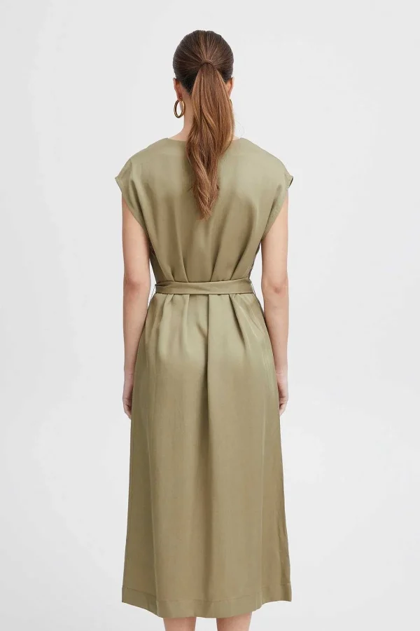 B.Young Byilini Green Midi Dress*Women Dresses & Jumpsuits
