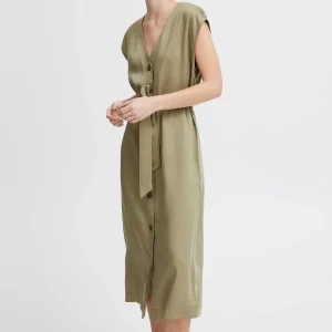 B.Young Byilini Green Midi Dress*Women Dresses & Jumpsuits