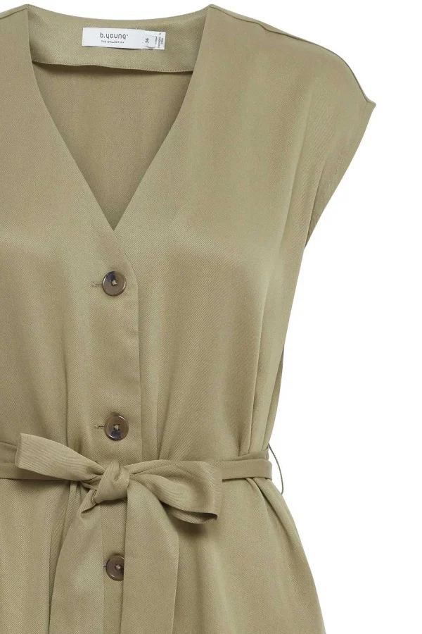 B.Young Byilini Green Midi Dress*Women Dresses & Jumpsuits