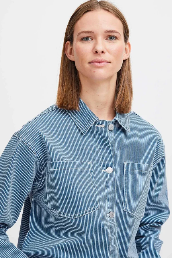 B.Young Bykasio Denim Shirt Jacket*Women Coats & Jackets