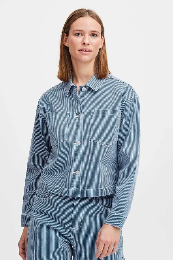 B.Young Bykasio Denim Shirt Jacket*Women Coats & Jackets