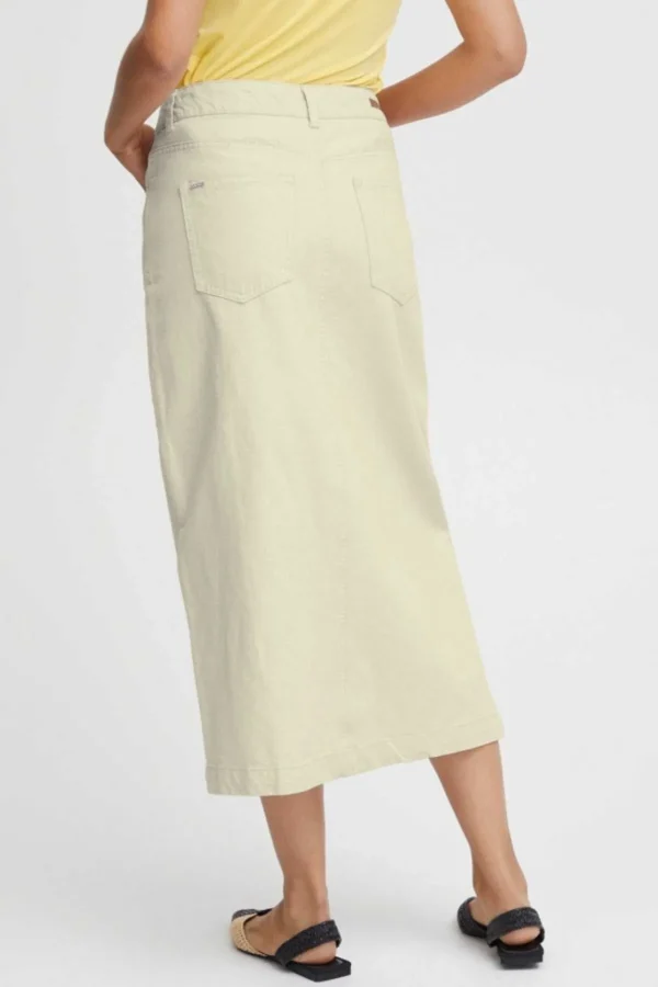 B.Young Bykatsa Cream Midi Skirt*Women Skirts & Shorts