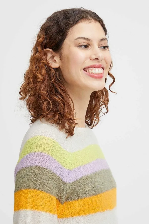 B.Young Bymartine Striped Jumper*Women Jumpers & Cardigans