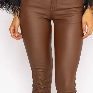J'aime la Vie Camel Pu Jeans*Women Jeans & Trousers