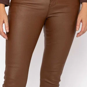 J'aime la Vie Camel Pu Jeans*Women Jeans & Trousers