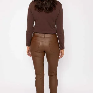 J'aime la Vie Camel Pu Jeans*Women Jeans & Trousers