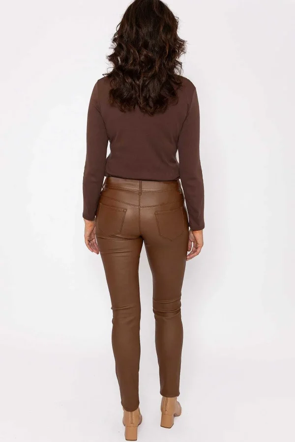 J'aime la Vie Camel Pu Jeans*Women Jeans & Trousers