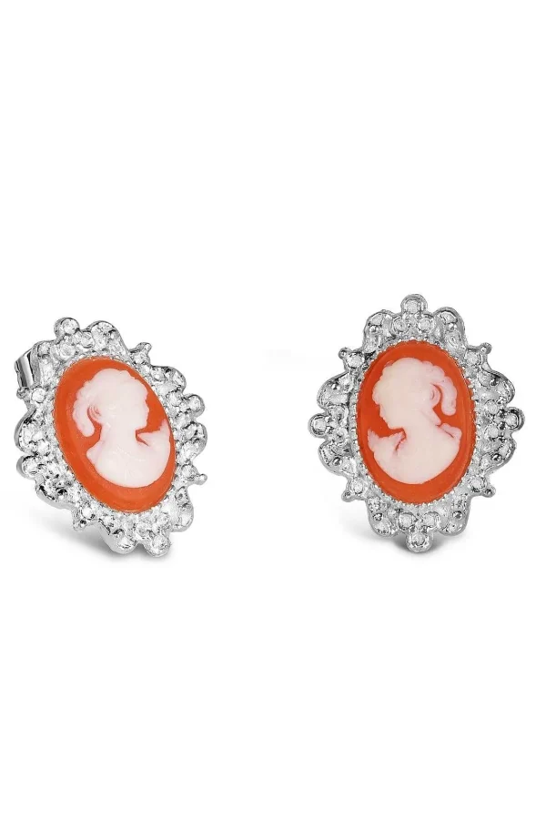 Newbridge Silverware Jewellery Cameo Earrings* Boxed Gifts