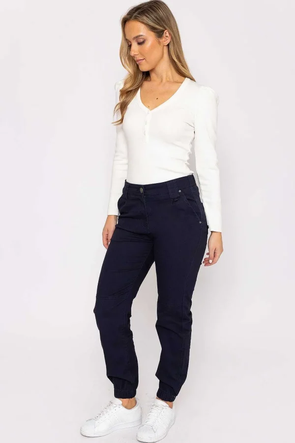 Kelly & Grace Weekend Cargo Pants In Navy*Women Jeans & Trousers
