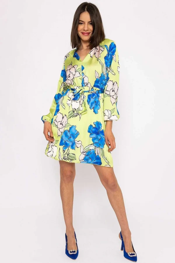 Pala D'oro Carolina Green Knee Length Dress*Women Dresses & Jumpsuits